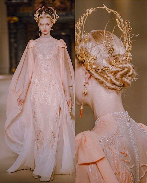 Couture, fashion, design Heaven Gaia, Fantasy Dress, Fantasy Clothing, Fantasy Fashion, Mode Vintage, Mode Inspiration, Looks Vintage, Fancy Dresses, Headdress