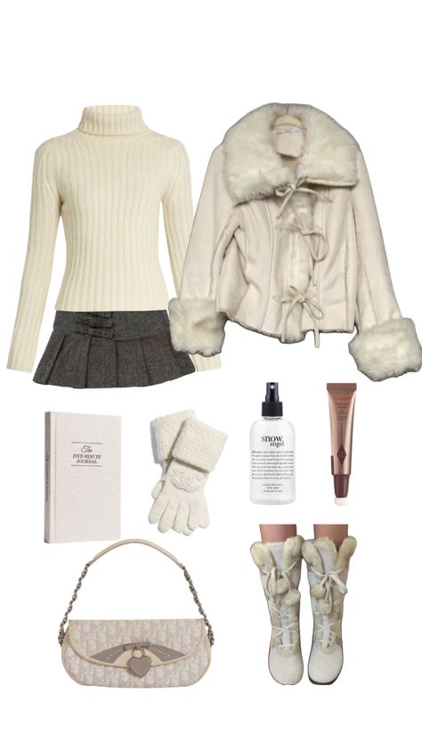 Winter Aesthetic Outfit Y2k, Coquette Fashion Outfit, Winter Outfits Coquette, Blue Outfit Aesthetic, Girly Winter Outfits, Old Money Winter, Outfits Coquette, Winter Wishlist, Coquette Outfits