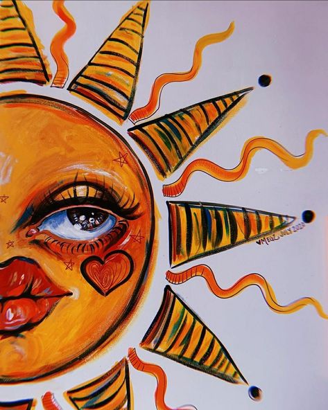 Sun With Face Drawing, Sun With Face, Eye Painting, Sun Art, 3rd Eye, Small Tattoo, Pottery Ideas, Face Drawing, Painting Ideas