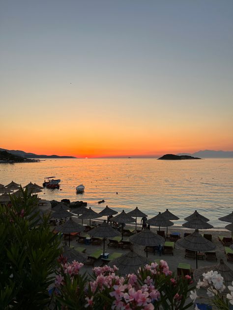 #travel through the #beautiful #albania #ksamil #nature #beach #sea Albania Beach Aesthetic, Ksamil Albania Aesthetic, Albanian Beaches, Summer In Albania, Albania Vacation, South Albania, Albania Aesthetic, Balkan Summer, Ksamil Albania