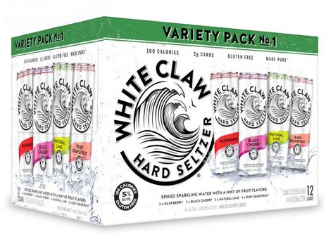 White Claws, White Claw Hard Seltzer, Gluten Free Alcohol, Seltzer Water, White Claw, Strawberry Juice, Fresh Groceries, Hard Seltzer, 100 Calories