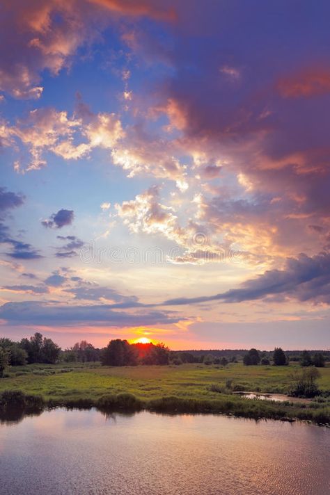 Beautiful sunrise and romantic clouds on the sky. Beautiful sunrise and dramatic , #ad, #clouds, #sky, #romantic, #Beautiful, #sunrise #ad Sunset Sky Photography, Dramatic Clouds, Dramatic Sky, Clouds Photography, Sky Photos, Beautiful Sunrise, Sunset Sky, Sky And Clouds, Art Practice