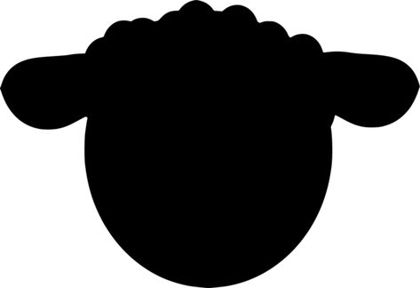 CC0 - FREE SVG Image face sheep cartoon wool Sheep Head Template, Sheep Face Template, Sheep Face Template Free Printable, Lamb Template, Sheep Outline, Sheep Template, Healthy Habits Preschool, Sheep Silhouette, Easter Templates Printables