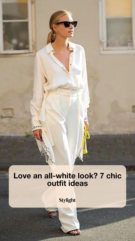 Silk Blouse Outfit, White Tennis Skirt, White Silk Blouse, Minimalist Street Style, Tennis Skirts, All White Outfit, Blouse Outfit, White Silk, All White