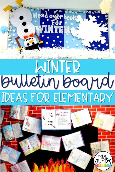 Need some winter bulletin board ideas for your elementary classroom? In this post, I have shared 10 different adorable and fun winter bulletin boards that you can easily recreate for your own classroom. Winter Snow Globe Bulletin Boards, Winter Bulletin Board Ideas For Elementary School, Winter Wonderland Bulletin Board Schools, Winter Decor Classroom, Winter Writing Bulletin Boards, 2nd Grade Classroom Door Ideas, Elementary Winter Bulletin Board Ideas, Snowmen At Night Bulletin Board, Winter Kindergarten Bulletin Board Ideas