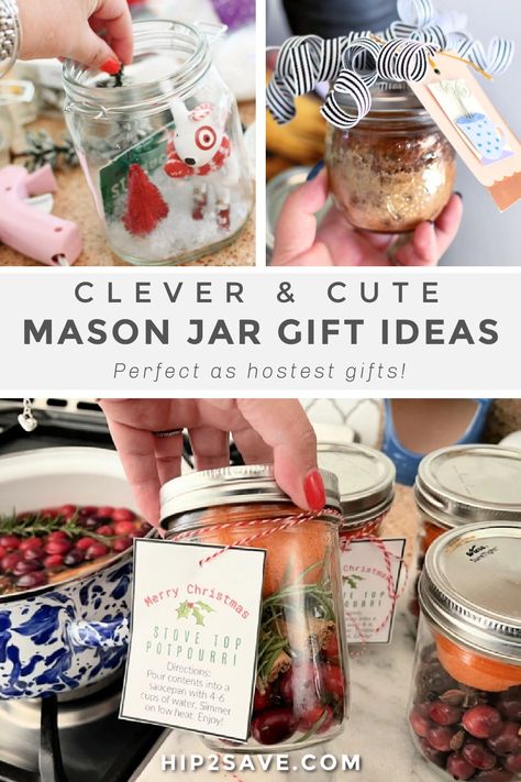 After rounding up a few of our best mason jar gift ideas, we couldn't think of a more simple & thoughtful way to show someone how much you appreciate them. #masonjargifts #giftideas #diygifts #giftdiys #gifts #cutegifts #cheapgifts #homemadegifts #doityourself Glass Jar Gift Ideas, Canning Jar Gifts, Mason Jar Gift Ideas, Jar Gift Ideas, Christmas Jar Gifts, Mason Jar Party, Mason Jar Favors, Mason Jar Gift, Mason Jar Christmas Gifts