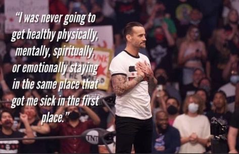 CM Punk All Elite Wrestling Rampage on WWE quote Cm Punk Quotes, Wwe Quotes, Punk Quotes, Wrestling Quotes, All Elite Wrestling, Instagram Bio Quotes, Cm Punk, Really Deep Quotes, Good Quotes For Instagram