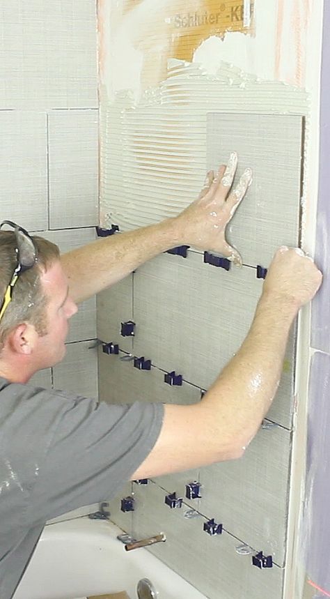 How To Tile A Shower, How To Tile, Home Remodeling Diy, Professional Tips, Diy Bathroom Remodel, Bathroom Redo, Diy Remodel, Shower Remodel, Tile Installation