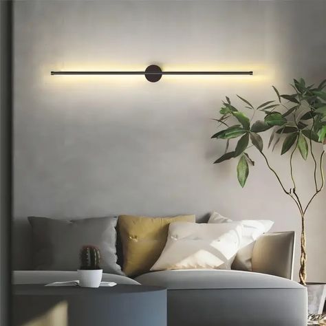 Sleek Rotatable Bedrooms - Temu Australia Wall Sconces Living Room, Wall Lamps Living Room, Led Wand, Bedroom Bedside Lamp, Modern Interior Decor, Long Walls, Wall Sconces Bedroom, Lampe Decoration, Indoor Wall Lights