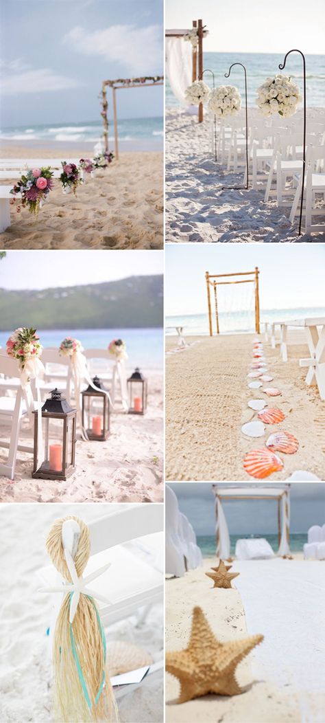 beach themed wedding aisles for summer wedding ideas Alter Arrangements, Wedding Aisles, Beach Wedding Aisles, Beach Themed Wedding, Dream Beach Wedding, Wedding Themes Summer, Summer Beach Wedding, Wedding Projects, Beach Ideas