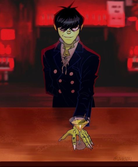 Ganggreen Gang, Gorillaz Murdoc, Murdoc Gorillaz, Gorillaz Fanart, Gorillaz 2d, Murdoc Niccals, The Gorillaz, Gorillaz Fan Art, Russel Hobbs