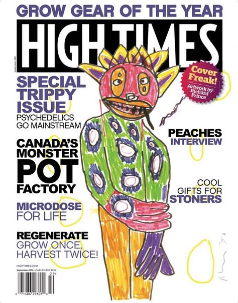 High Times Magazine, Richard Prince, Times Magazine, Puff Puff, Horror Artwork, High Times, Cool Magazine, April Showers, Band Posters