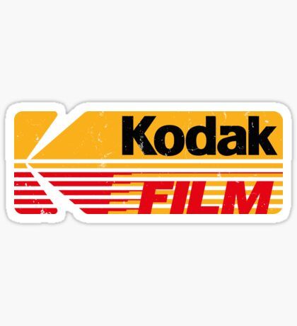 Kodak Logo Vintage, Polaroid Logo, Kodak Logo, Photography Stickers, Sticker Photography, Film Stickers, Logos Vintage, Retro Logo Design, Film Logo