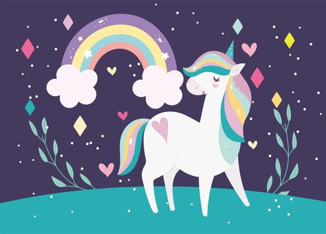 Unicorn Wallpaper Cute Iphone Wallpapers, Unicorn Wallpaper Cute Rainbow, Rainbow Unicorn Wallpaper, Pink Unicorn Wallpaper, Unicorn With Rainbow, Magical Watercolor, Rainbow Banner, Unicorn Wallpaper Cute, 3d Unicorn