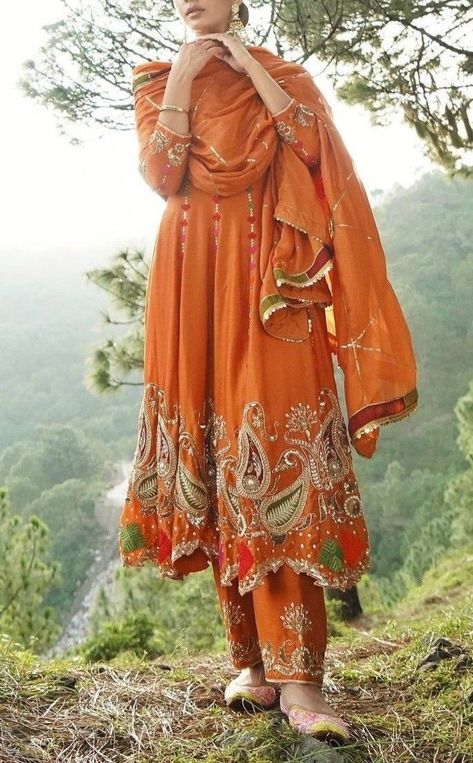 Party Wear Dress, Party Wear, Orange