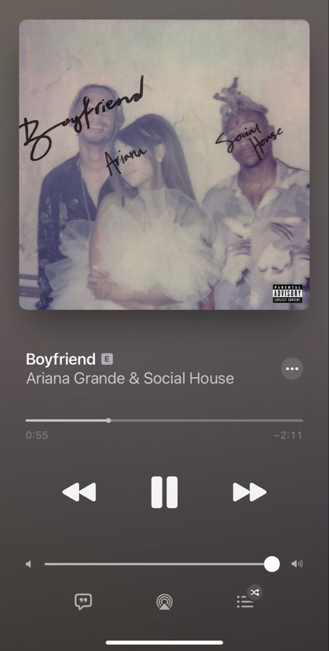 Ariana Grande Social House, Ariana Boyfriend, Spotify Screenshot, Songs For Boyfriend, Ariana Grande Boyfriend, Musica Spotify, Ariana Grande Drawings, Ariana Grande Songs, Ariana Grande Fans