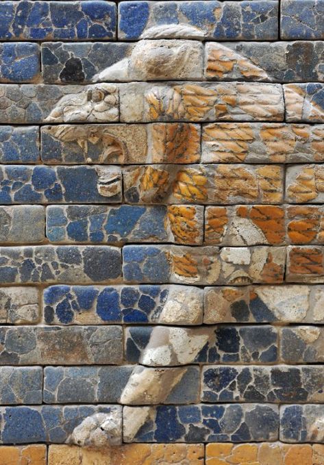 Lion of Babylon (Illustration) - Ancient History Encyclopedia Ishtar Gate, Art History Timeline, Pergamon Museum, History Wallpaper, Art History Memes, Art History Major, Ancient Babylon, Art History Lessons, Stone Lion