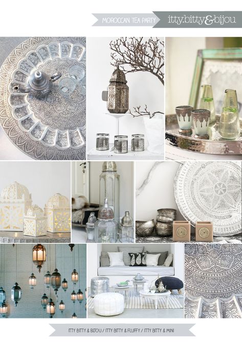 Moroccan Tea Party mood board for garden parties, weddings or showers Moroccan Tea Party, Party Mood Board, Marocco Interior, Moroccan Style Living Room, Moroccan Restaurant, Moroccan Interior Design, Moroccan Party, Moroccan Tea, Moroccan Inspiration