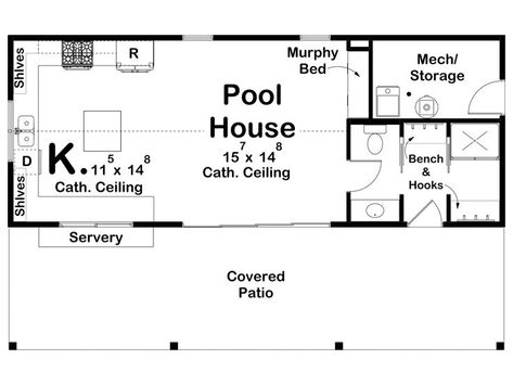 Pool House Layout, Small Pool House Ideas, Farmhouse Pool House, Pool House Floor Plans, Small Pool House, Pool House Bathroom, Pool House Design, Pool Guest House, Guest House Plans