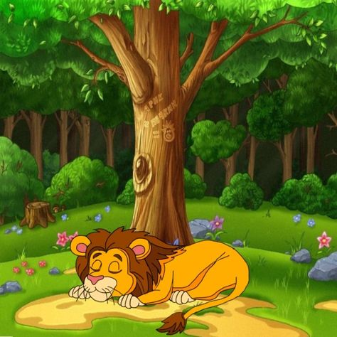 Lion And Mouse Story Pictures Printable, Lion And The Mouse Story Images, Lion And Mouse Story Pictures, Lion And Mouse Story, Lion And Mouse, Animal Cell Project, Lion Story, Cell Project, Congratulations Photos