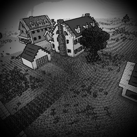 Minecraft Amityville horror Horror Village, Minecraft Horror Builds, Minecraft Horror, Amityville Horror, Amityville Horror House, Happy Birthday Steve, House By The Cemetery 1981, Haunted House, Minecraft