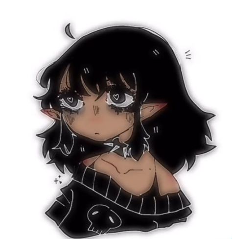 Goth Matching Pfp, Goth Pfp Aesthetic, Goth Pfp, Anime Goth, Black Cartoon Characters, Pfp Aesthetic, Cartoon Profile Pictures, Black Goth, Black Anime Characters