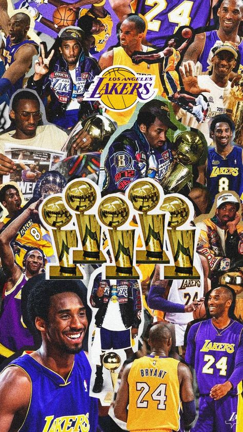 Lakers Wallpaper, Cool Basketball Wallpapers, Nba Wallpaper, Lakers Team, Lakers Championships, Best Nba Players, Kobe 8, Jordan Logo Wallpaper, Kobe Bryant Family