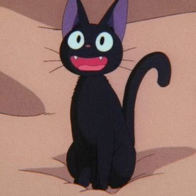 jiji icons♡.* Studio Ghibli Kiki's Delivery Service, Ghibli Kiki's Delivery Service, Personajes Studio Ghibli, Studio Ghibli Characters, Wiccan Witch, Ghibli Artwork, Modern Books, Kiki's Delivery Service, Studio Ghibli Movies