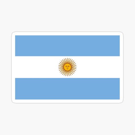 Argentina Sticker, Argentine Flag, Flag Of Argentina, Argentinian Flag, National Flags, Argentina Flag, Patriotic Gifts, National Flag, Aesthetic Stickers