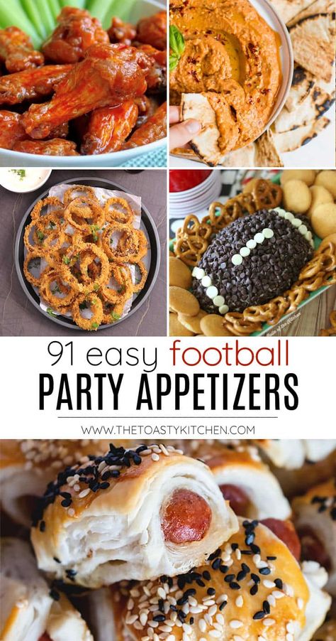 Football Party Food Appetizers, Football Party Appetizers, Football Food Appetizers, Superbowl Food Appetizers, Football Appetizers, Football Party Foods, Bowl Party Food, Superbowl Appetizers, Football Party Food