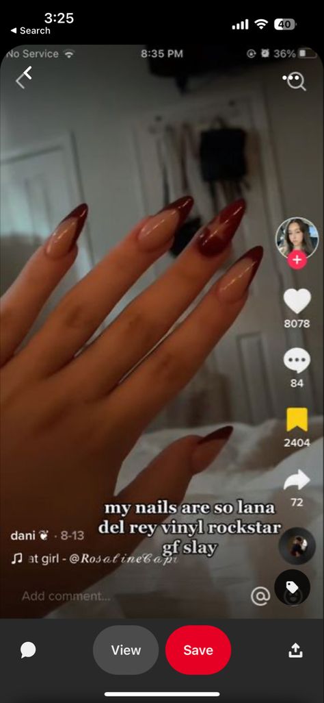 Lana Del Rey Nail Inspiration, Lana Coded Nails, Lana Del Ray Nails Aesthetic, Lana Del Rey Red Nails, Lana Del Rey Aesthetic Nails, Lana Del Ray Nails, Lana Del Rey Nails Inspiration, Dark Coquette Nails, Red Coquette Nails