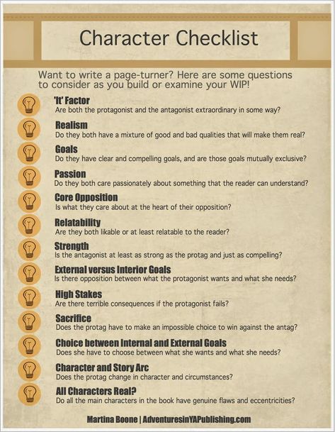 Character Checklist Infographic. Character development, character creation, creating characters, character questionnaires, writing tips, tips for writers, tips for writing, writer tips. Character Checklist, Writer Tips, Creative Writing Tips, Writing Characters, Writers Write, Book Writing Tips, English Writing, Writing Resources, Writing Life