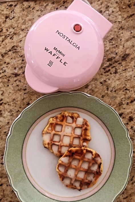 Dash® Mini Waffle Maker in Pink curated on LTK Dash Mini Waffle Maker Recipes Healthy, Things To Make In Dash Mini Waffle Maker, Dash Mini Waffles Recipe, Mini Waffle Maker, Mini Waffle Maker Aesthetic, Waffle Mini Maker, Hello Kitty Waffle Maker, Waffle Iron Accessories, Pink Waffle Maker