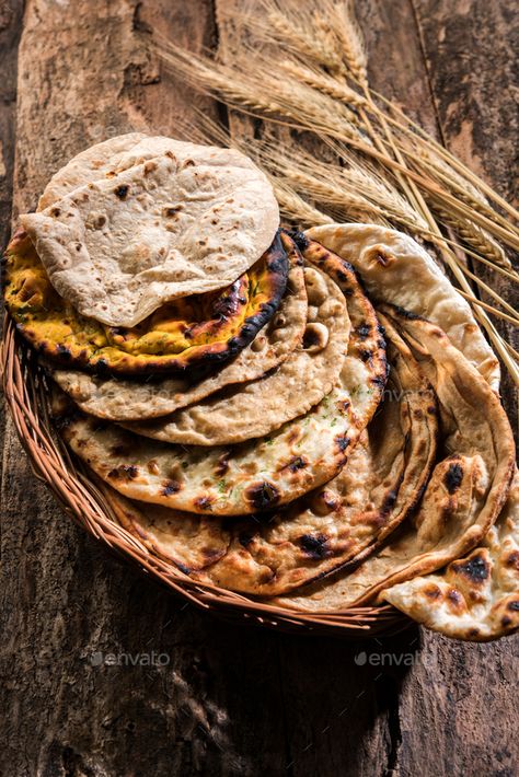 Indian Bread Basket by stockimagefactory. Assorted Indian Bread Basket includes Chapati, Tandoori Roti, Naan, Paratha, Kulcha, Missi Roti #Sponsored #stockimagefactory, #Assorted, #includes, #Indian Missi Roti, Tandoori Roti, Indian Bread, Hotel Food, Chapati, Bread Basket, Naan, Meat Jerky, Bread