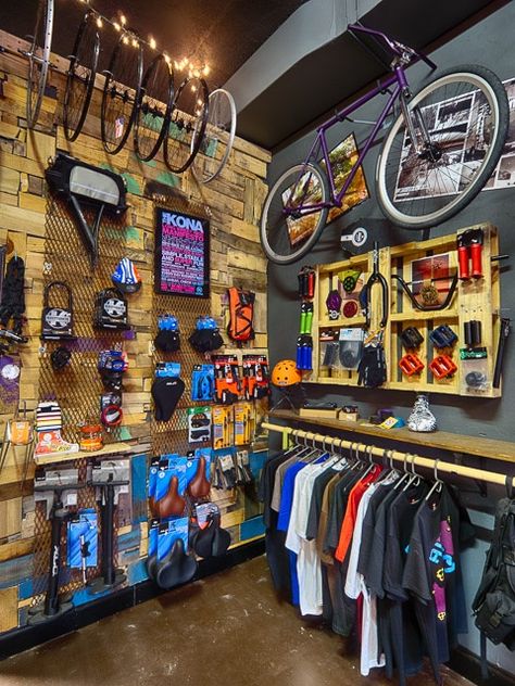 the path bicycles & ride shop: Bicycle Shop Design Interiors, Bike Shop Aesthetic, Bicycle Store Design, Bike Shop Interior Design, Bike Shop Ideas, Bicycle Workshop, Bike Showroom, Bicycle Room, Cycle Store