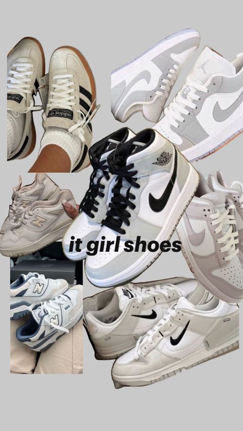 #itgirlshoes #cleangirl #shoes #sneakers #jordan #aesthetic Girl Shoes Aesthetic, Clean Girl Shoes, Girl Jordans, Jordan Aesthetic, It Girl Aesthetic, Sneakers Jordan, Girl Sneakers, Jordans Girls, Clean Girl Aesthetic