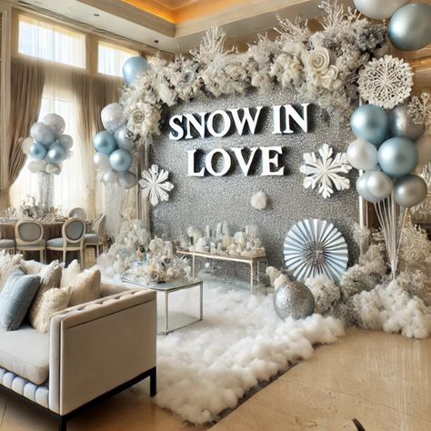 ❄️✨ “Snow in Love” and ready to celebrate in frosty elegance! This dreamy winter wonderland is perfect for a bride-to-be who wants a chic, magical vibe for her bachelorette party. With shimmering backdrops, frosty decor, and plenty of sparkle, this design is as unforgettable as the love it’s celebrating! Ready to create your own snowy escape?  #VegasBachelorette #BacheloretteWeekend #SnowinLove #Bachelorette #BacheloretteThemes #BacheloretteInspiration #BrideSquad #BrideToBe #BrideTrends New Year New Name Bachelorette, Engagement Party Ideas Themes Winter, Snow In Love Engagement Party, Boston Bachelorette Party, Snow Bachelorette Party, Winter Bachelorette Party Themes, Ice Party Theme, Snow In Love Bachelorette, Cabin Bachelorette Party Ideas