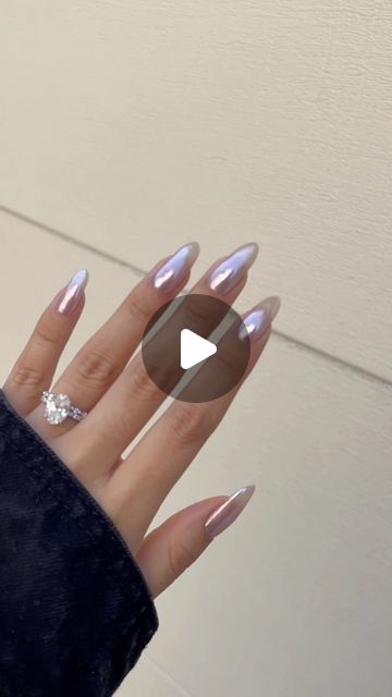 Silver Mirror Nails, Glaze Nails, Chrome Nails Silver, Mirror Nails Powder, Mirror Nail Polish, Aries Women, Chrome Nail Polish, Chrome Nail Powder, Simple Products