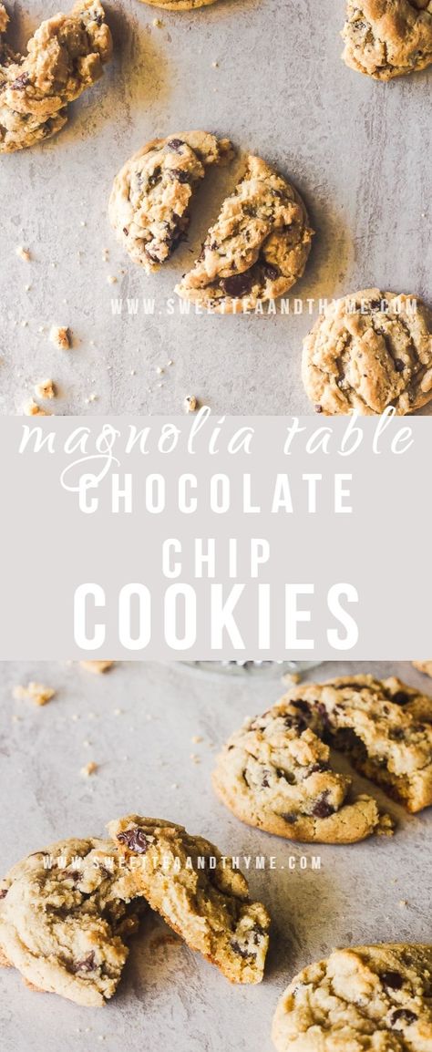 Joanna Gaines Chocolate Chip Cookies, Home Chocolate, Bakery Chocolate Chip Cookies, Frozen Cookie Dough, Magnolia Table, Perfect Chocolate Chip Cookies, Best Oatmeal, Oatmeal Chocolate Chip Cookies, Bakery Recipes