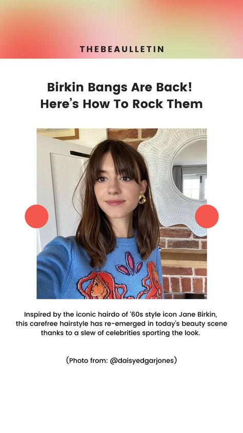 Birkin Hairstyle, Dakota Bangs, Jane Birkin Hairstyle, Jane Birkin Haircut, Jane Birkin Bangs, Dakota Johnson Hair Bangs, Daisy Jones Haircut, Jane Birkin Hair, Birkin Bangs Short Hair