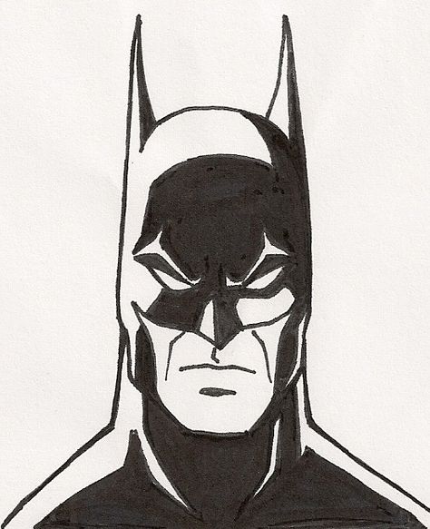 Drawing Batman Easy, Cartoon Batman Drawing Easy, Bat Man Drawing Pencil, Batman Art Drawing Easy, Batman Doodle Easy, Batman Sketch Comic Art, Batman Line Art, Comic Drawing Sketches, Batman Sketch Easy