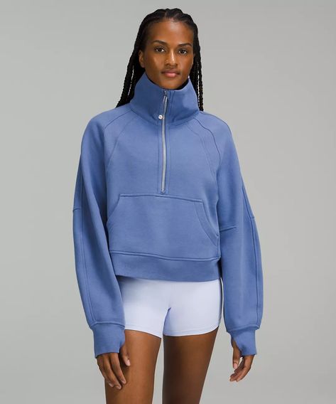 Lululemon Hoodie, Color Water, Scuba Hoodie, Half Zip Hoodie, Lululemon Scuba, Women's Hoodies, Sherpa Pullover, Women Hoodies Sweatshirts, Lululemon Women