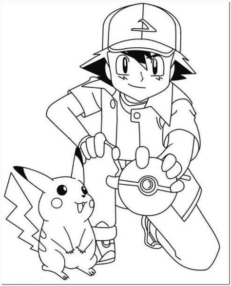 ash and pikachu coloring pages Pokemon Coloring Sheets, Kindergarten Coloring, Bratz Coloring, Pokemon Advanced, Pikachu Coloring Page, 150 Pokemon, Pokemon Coloring Pages, Coloring Page Ideas, Pokemon Coloring