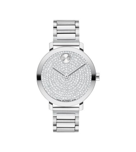 Movado Womens Watch, Movado Bold, Movado Watch, Silver Water, Jared The Galleria Of Jewelry, Luxury Timepieces, Stainless Steel Watch, Minerals Crystals, Steel Bracelet