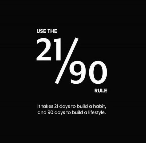 Use the 21/90 Rule. It takes 21 days to build a habit and 90 days to build a lifestyle. #Lifestyle #Habits #Healthy #Life Rules Quotes, Vie Motivation, Quote Inspiration, Study Motivation Quotes, Motivation Fitness, Reality Quotes, Study Motivation, Inspirational Quotes Motivation, Life Planner