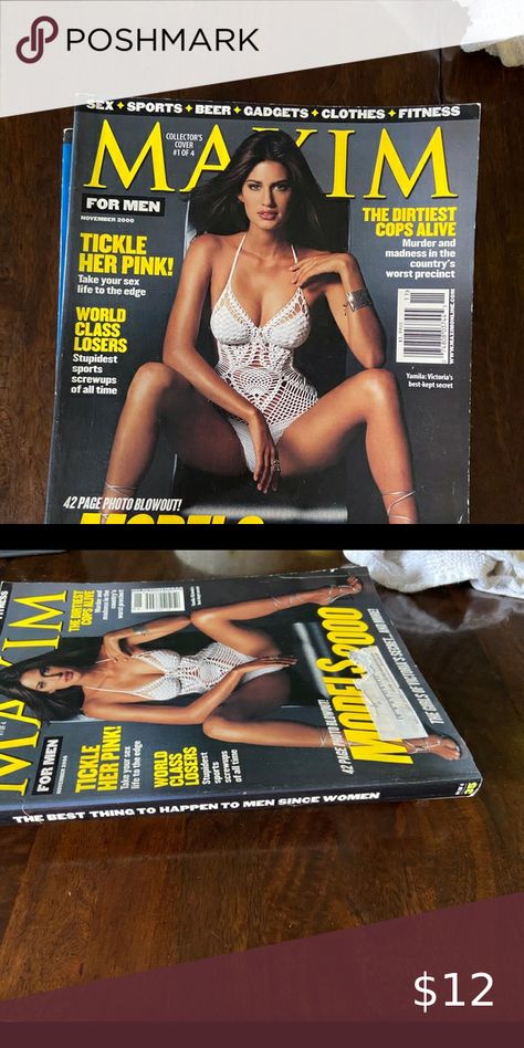 Vintage Maxim magazine Nov 00 Models 2000 issue Page Photo, Maxim Magazine, Victoria Secret Models, Pretty Pics, Address Label, S Class, Magazine Covers, Pretty Pictures, Magazine Cover