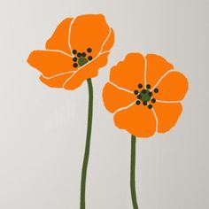 Trailer Exterior, Flower Stencil Patterns, Poppies Flower, Flower Stencils, Flower Stencil, Floral Drawing, Stencil Pattern, Pola Sulam, Stencil Patterns