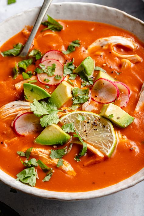 Best Chicken Tortilla Soup, Healthy Chicken Tortilla Soup, The Defined Dish, Defined Dish, Chicken Shredded, Tortilla Soup Recipe, Indian Butter Chicken, Butter Chicken Recipe, Chicken Tortilla Soup