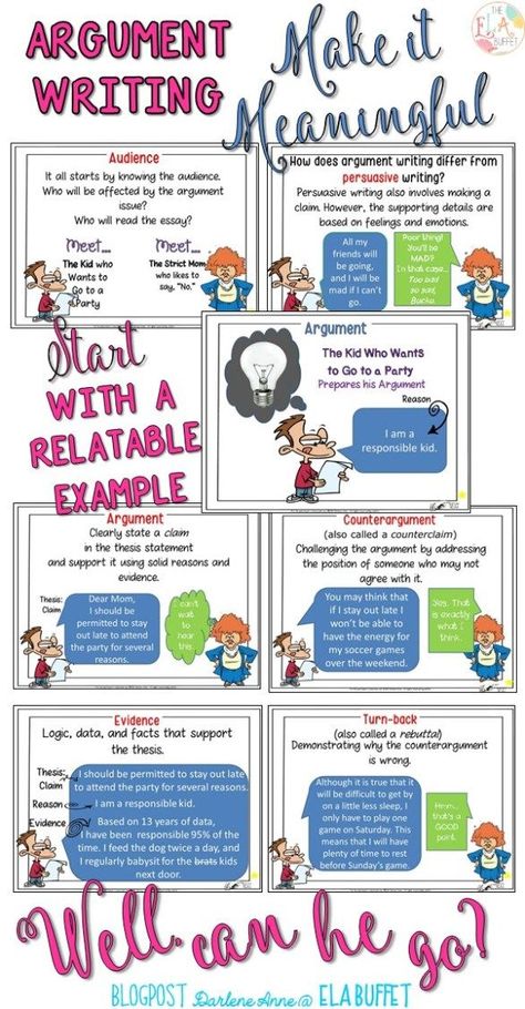 With a couple of little twists, your middle school students will LOVE writing argument essays! Read this blog post for tips to make arguments meaningful and authentic. #argumentwriting @middleschoolwriting #teachwriting Writing Arguments, Argument Writing, Writing Rules, Persuasive Essay Topics, Argumentative Essay Topics, Gifted Students, Essay Writing Competition, Writing Images, College Admission Essay