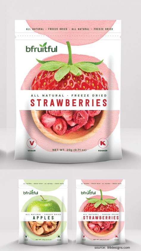 Customized dried fruit packaging design Best Packaging Design Food, Dry Food Packaging, Fruit Package Design, Dried Food Packaging, Dried Fruit Packaging Design, Dried Fruits Packaging, Dry Fruit Packaging, Strawberry Packaging, Dried Fruit Packaging